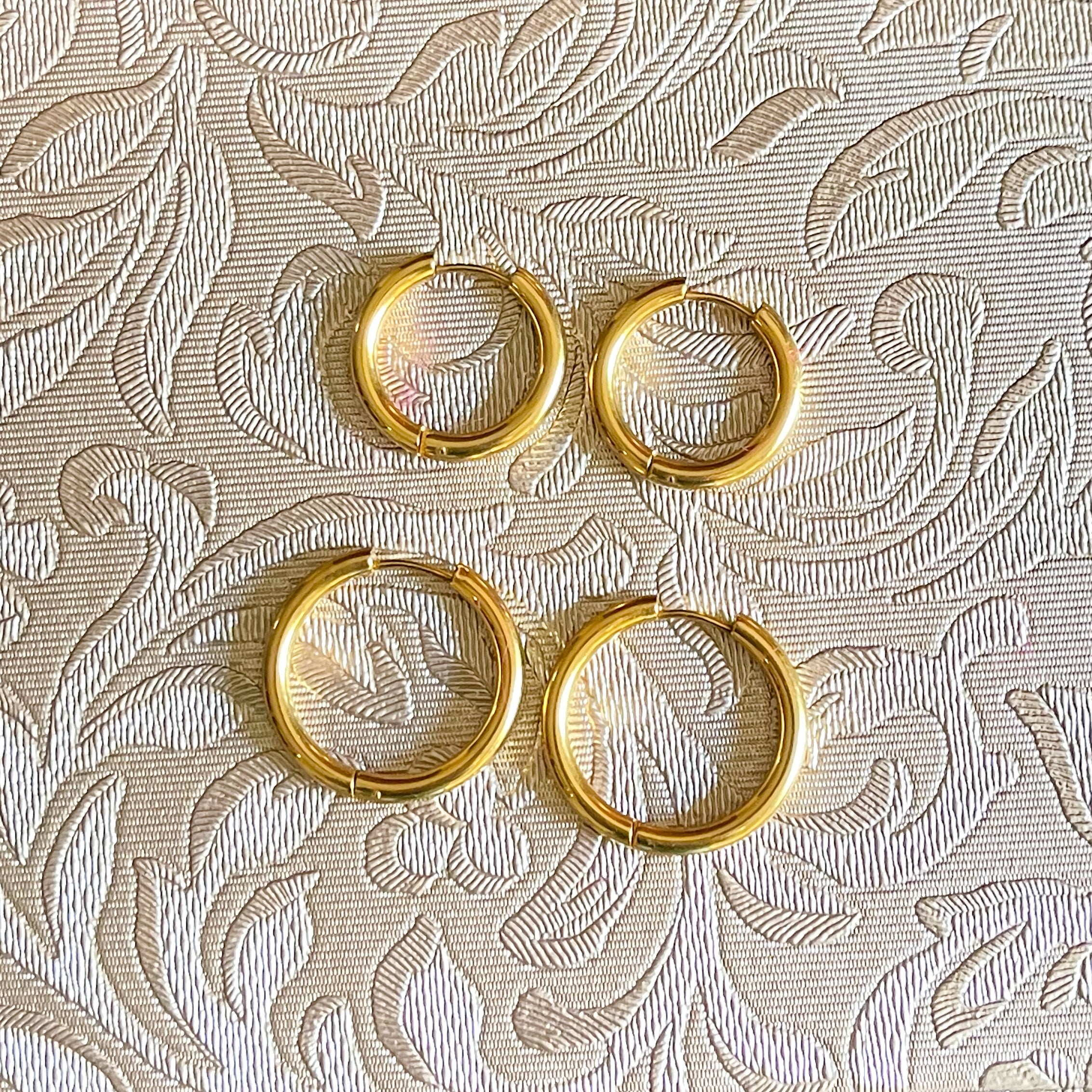 Basic Gold Hoops
